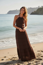 Load image into Gallery viewer, Isla Halter Maxi Dress