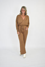 Load image into Gallery viewer, Cozy Luxe Wrap Jumpsuit