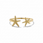 Load image into Gallery viewer, Golden Starfish Cuff bracelet