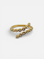 Load image into Gallery viewer, Cubic Zirconia 18K Gold Plated
Octopus Tentacles Ring