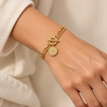 Load image into Gallery viewer, Vintage Coin Toggle Bracelet