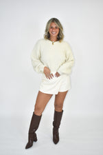 Load image into Gallery viewer, Noelle Fuzzy Cropped Sweater