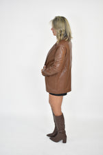 Load image into Gallery viewer, Mila Faux Leather Blazer