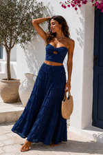 Load image into Gallery viewer, Tiered Maxi Skirt