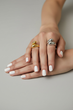 Load image into Gallery viewer, Glossy Geometric Ring - one size ring