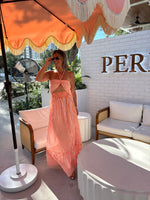 Load image into Gallery viewer, Sunset Stripe Maxi Dress