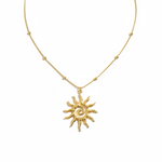 Load image into Gallery viewer, Sun Charm Necklace