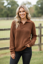 Load image into Gallery viewer, The Cozy Collar Knit