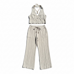 Load image into Gallery viewer, Deep V Halter Lounge Set