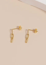 Load image into Gallery viewer, Stainless Steel Paperclip Earrings