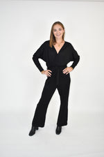 Load image into Gallery viewer, Cozy Luxe Wrap Jumpsuit