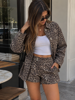 Load image into Gallery viewer, Wild Leopard High-Waisted Shorts