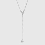 Load image into Gallery viewer, 18K Gold Pvd Stainless Steel Butterfly
Lariat Necklace