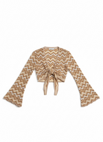 Load image into Gallery viewer, Coastal Knit Tie-Front Cover-Up