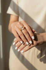 Load image into Gallery viewer, Heart ring with pearls