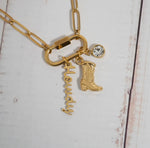 Load image into Gallery viewer, Yeehaw Charm Necklace
