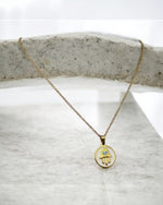 Load image into Gallery viewer, Hamsa Round Evil Eye Necklace