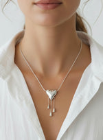 Load image into Gallery viewer, Drop Fringe Glossy Heart Charm