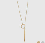 Load image into Gallery viewer, Loop Chain Lariat Necklace