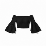 Load image into Gallery viewer, Sunset Smocked Off-Shoulder Top