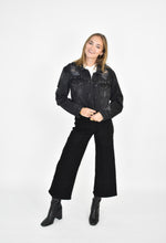 Load image into Gallery viewer, Harper Distressed Denim Jacket