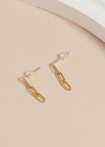 Load image into Gallery viewer, Stainless Steel Paperclip Earrings