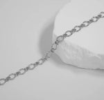 Load image into Gallery viewer, 18K Gold Pvd Stainless Steel Hammered Oval Chain Bracelet