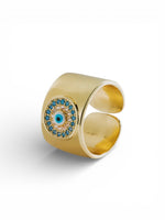 Load image into Gallery viewer, Evil Eye Protection Ring