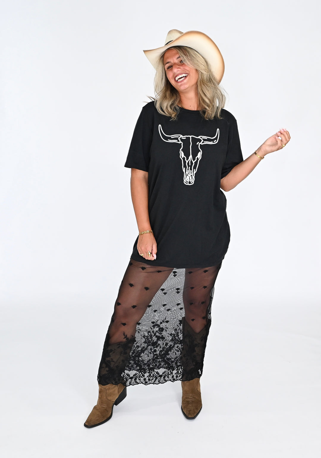 Wild West Longhorn Tee