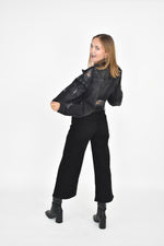 Load image into Gallery viewer, Harper Distressed Denim Jacket
