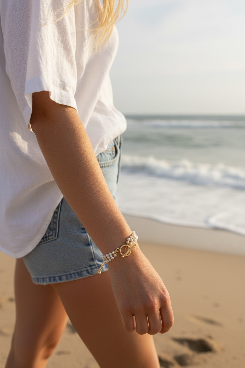 Ocean Pearl Bracelet