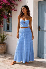 Load image into Gallery viewer, Tiered Maxi Skirt
