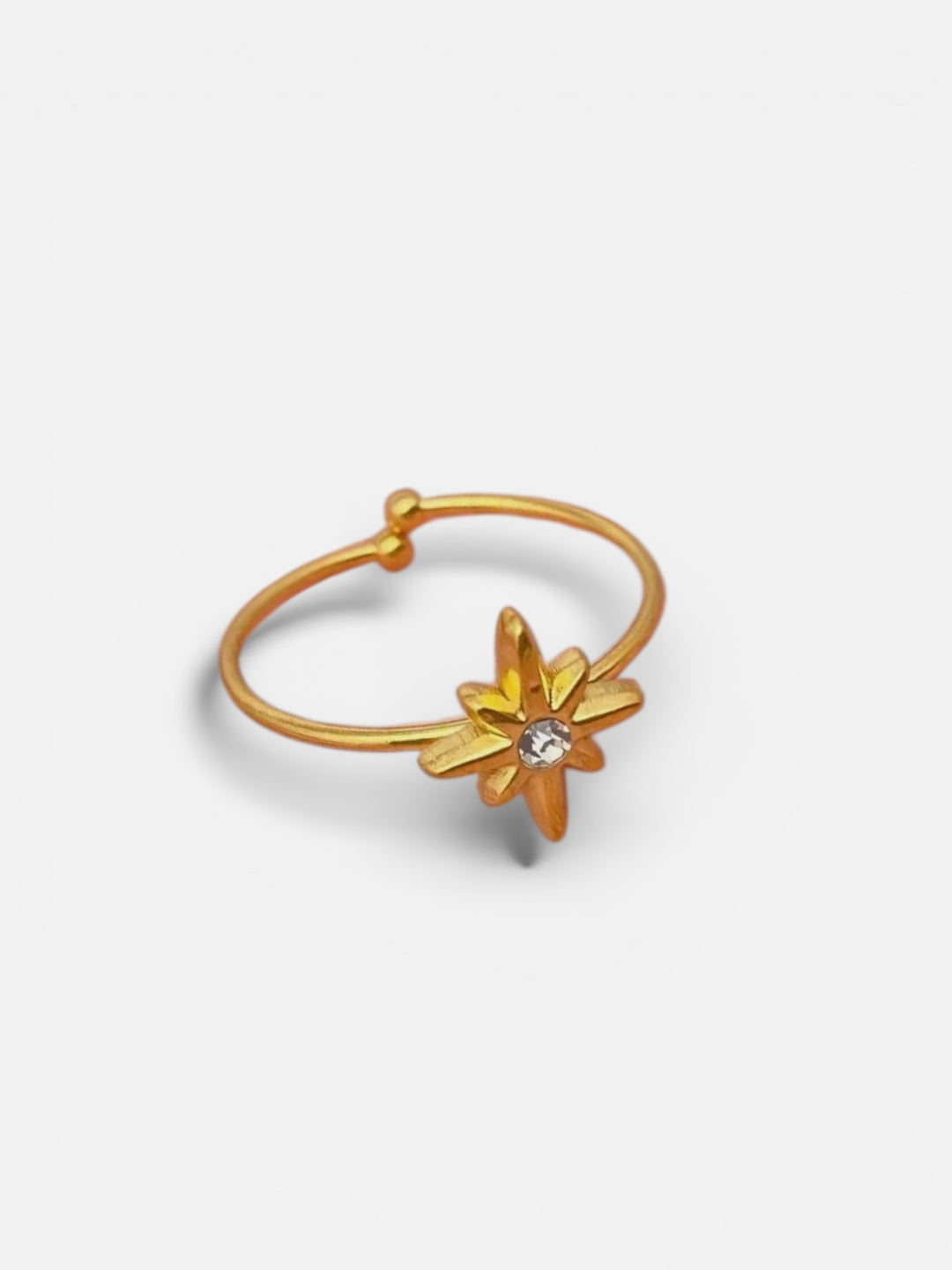 Golden Starburst Ring
