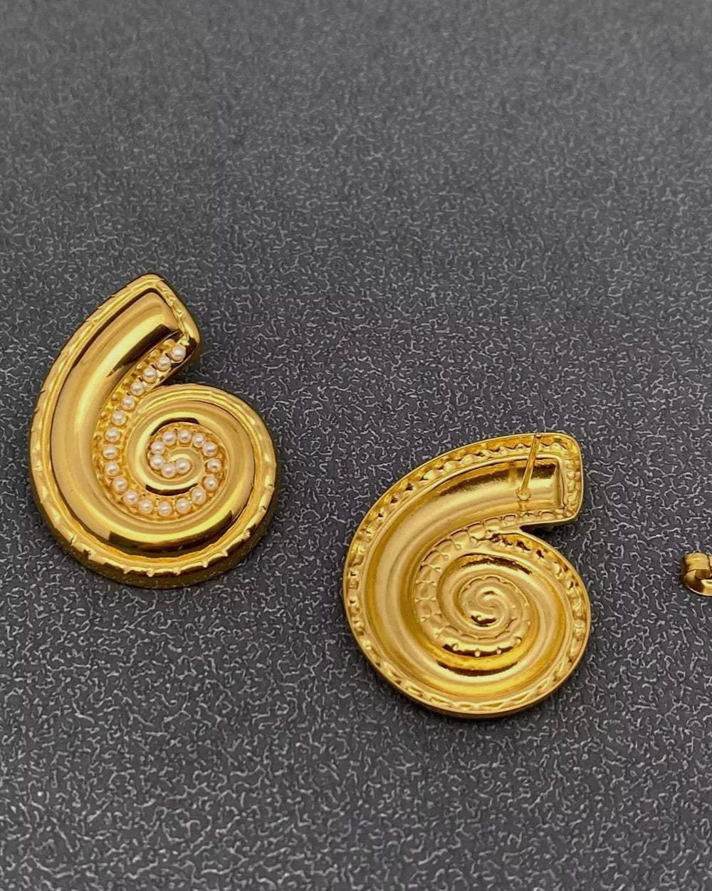 Conch Stud Earrings