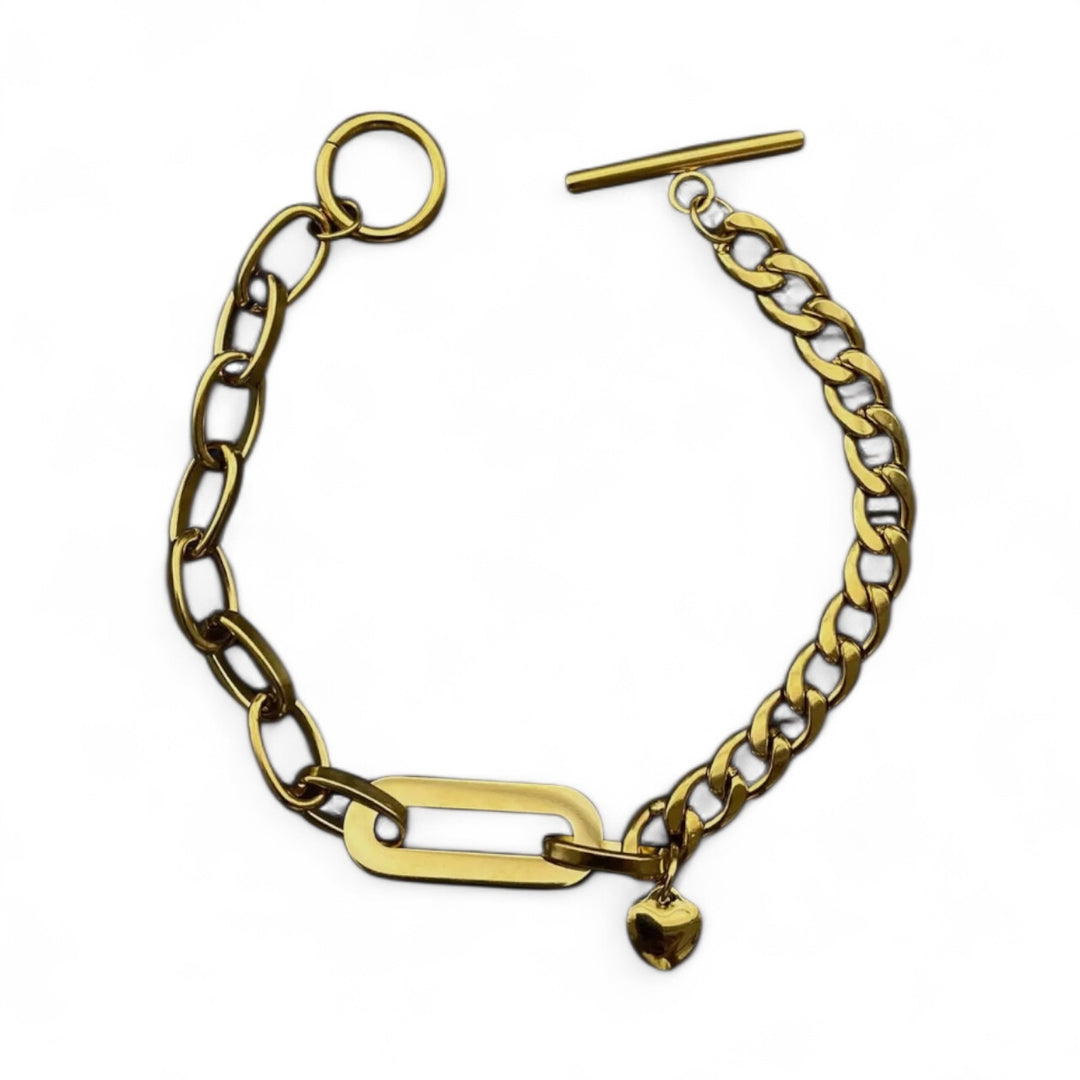 Linked Heart Bracelet