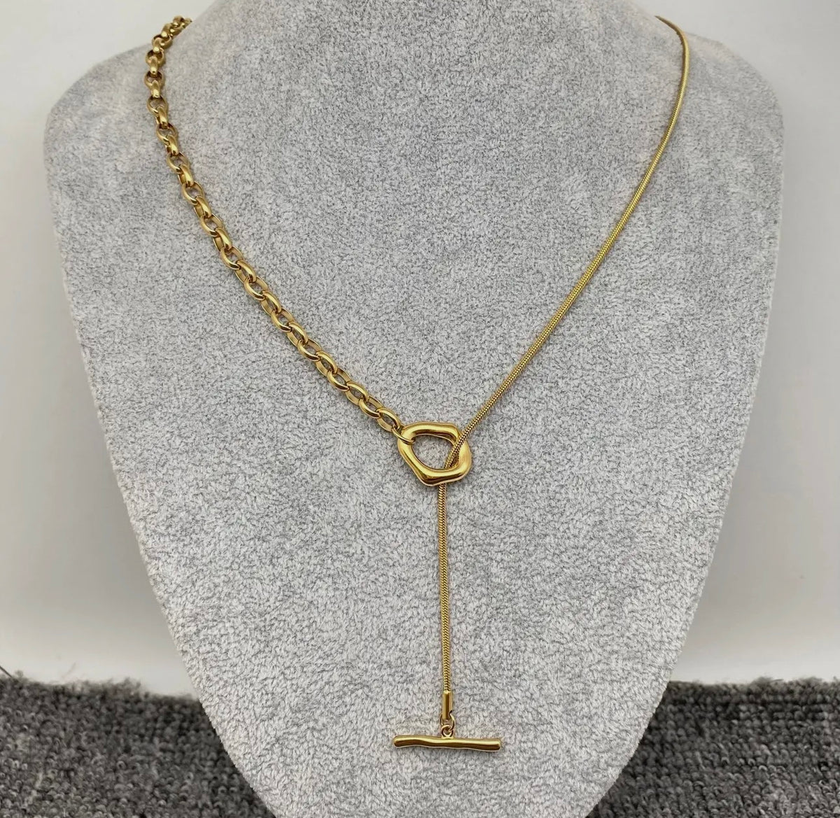 Balance toggle necklace