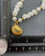 Load image into Gallery viewer, Shell Charm Necklace Summer Jewelry
