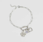 Load image into Gallery viewer, 18K Gold Pvd Stainless Steel Paperclip Carabiner Bracelet
