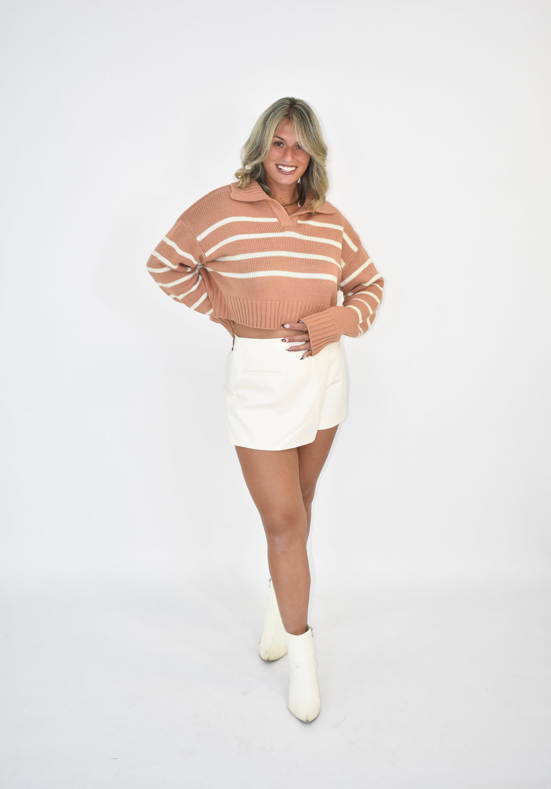 Autumn Stripe Knit Sweater