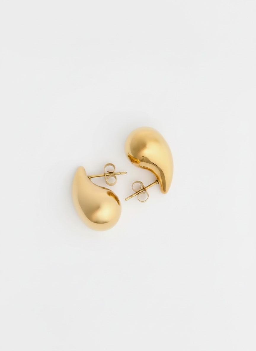 Teardrop Stud Earrings