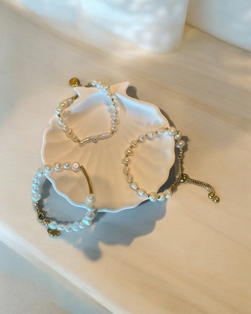 Big freshwater pearl bracelet