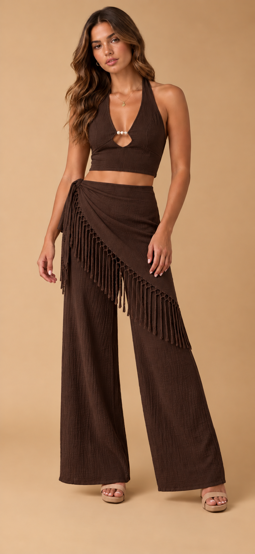 Coastal Escape 3-Piece Set ( Brown )￼