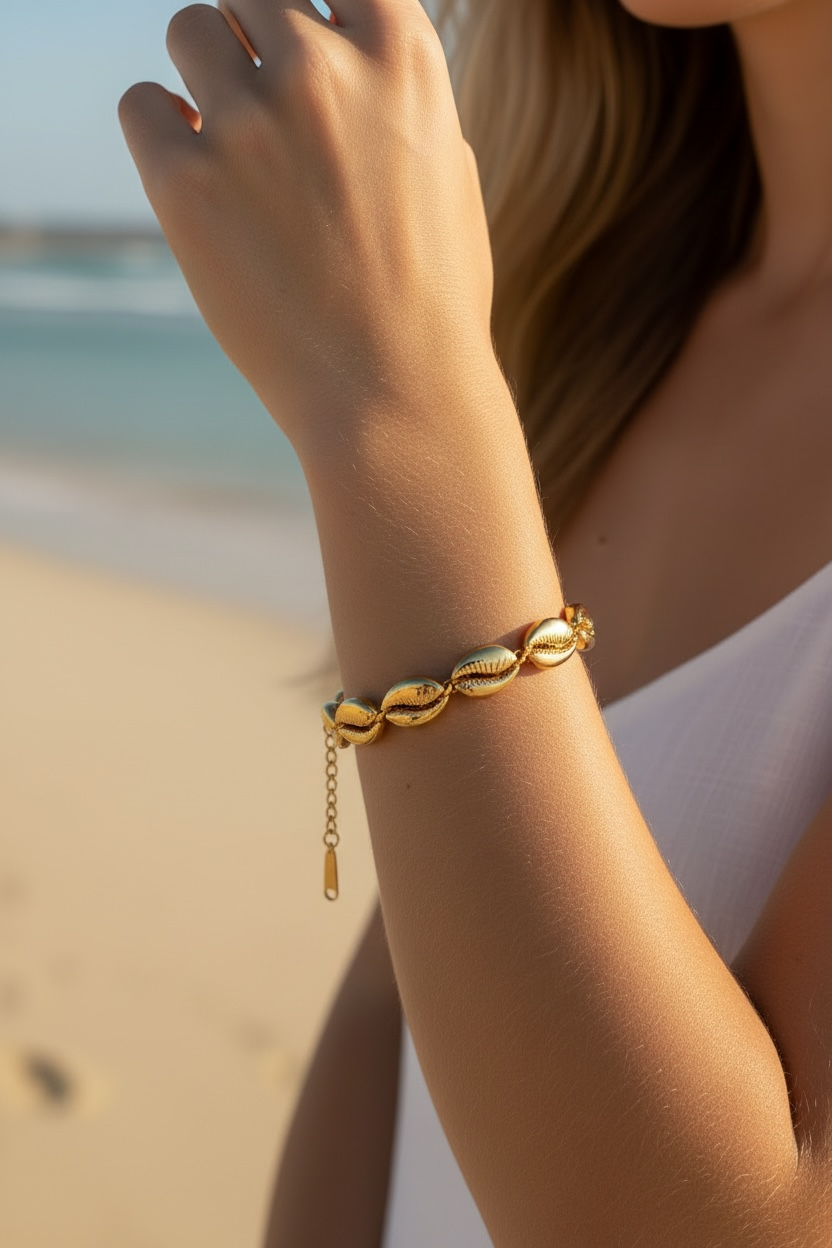 Golden Shell Bracelet