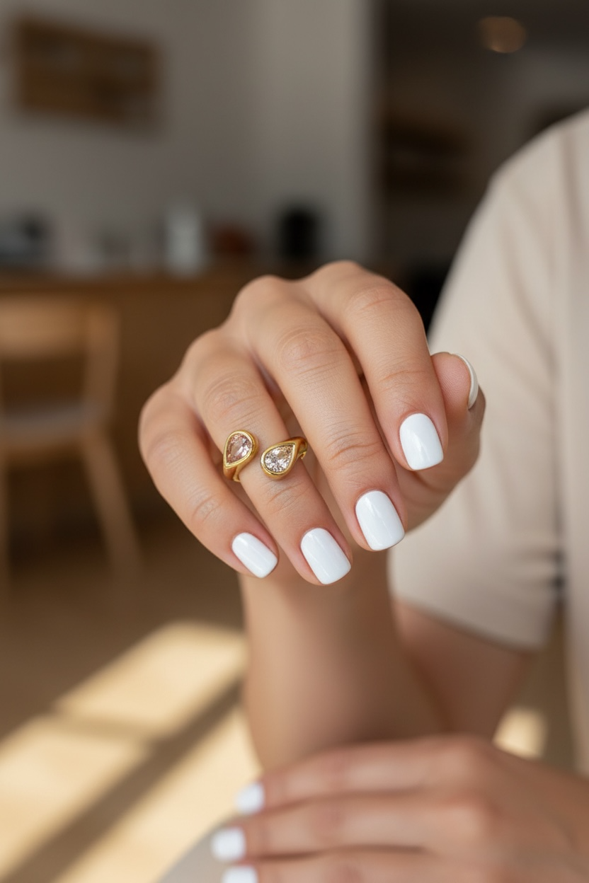 Two color zircon 18k gold plated
stainless steel ring   fgs