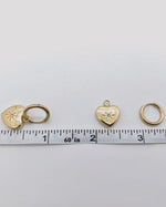 Load image into Gallery viewer, Heart-Shaped 18K Gold-Plated Huggie Earrings
