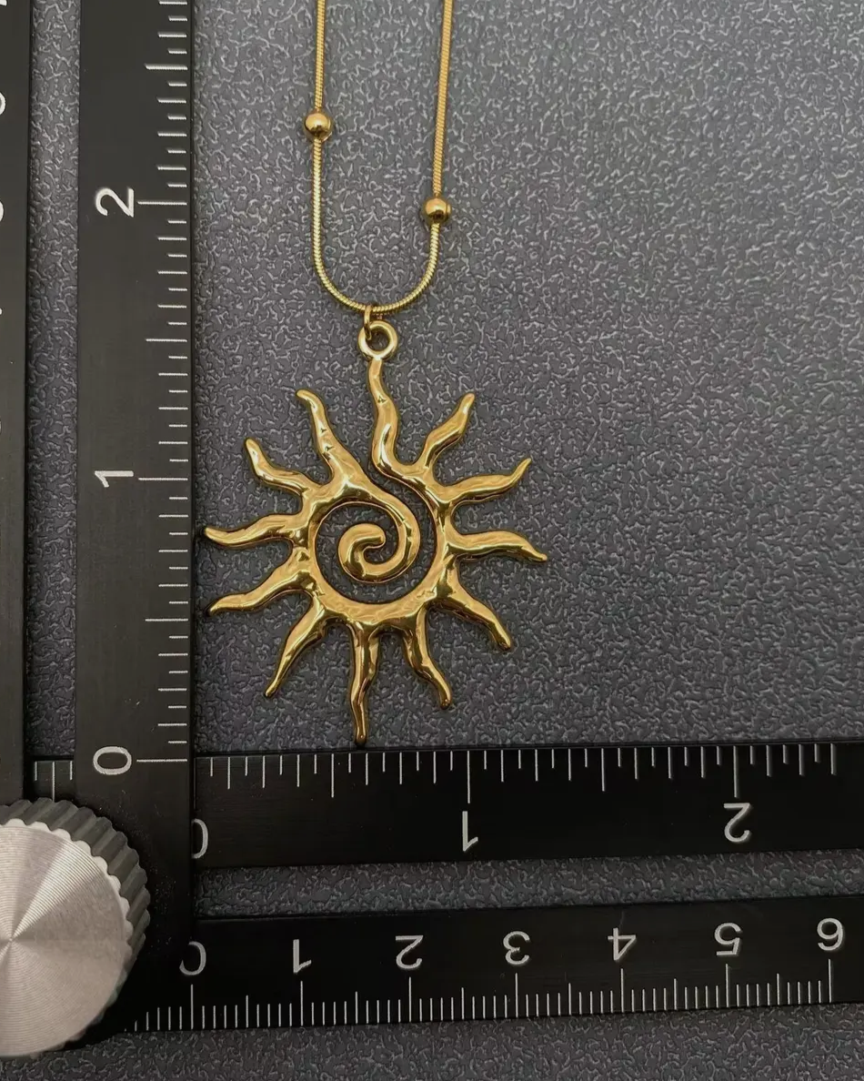 Sun Charm Necklace