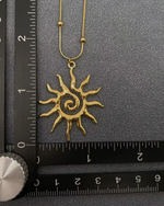 Load image into Gallery viewer, Sun Charm Necklace

