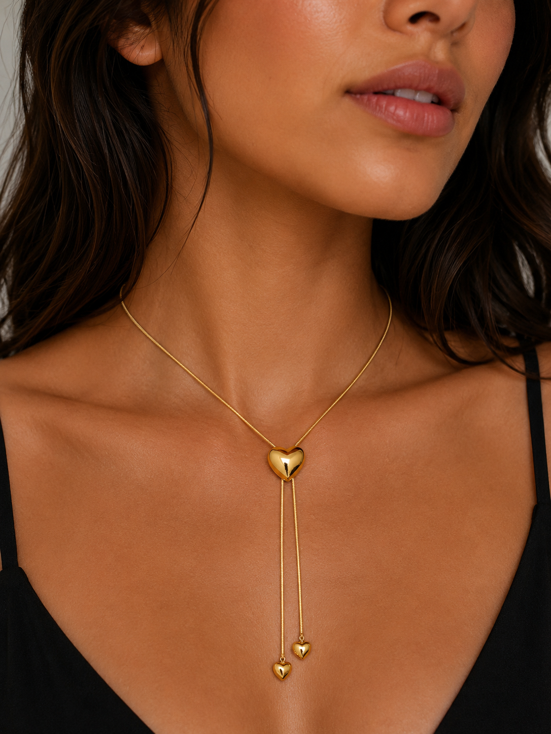 Endless love drop necklace