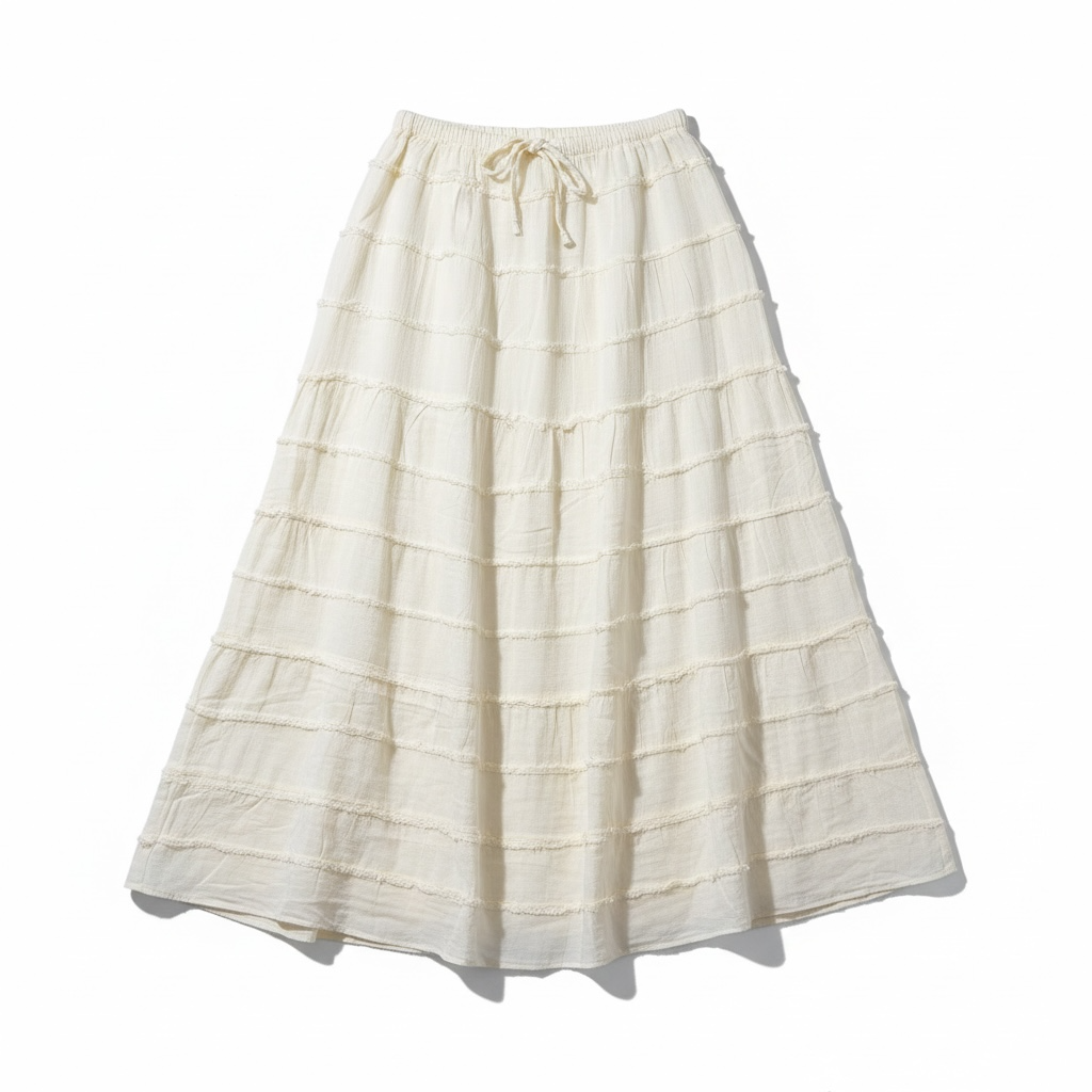 Tiered Maxi Skirt