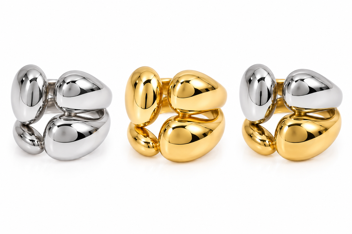 Sculpted bubble ring
